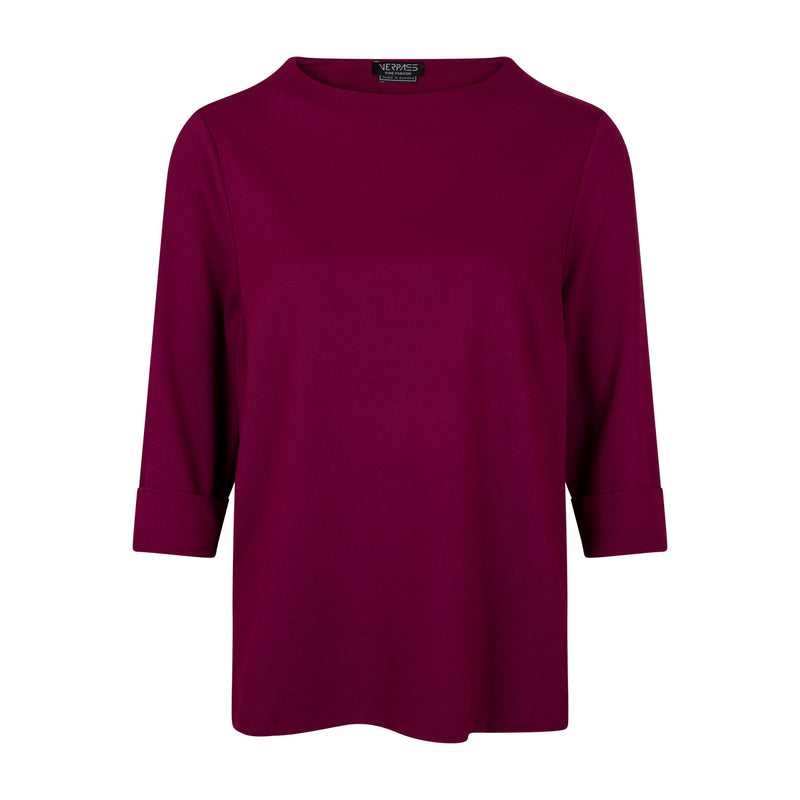 Blouses lange mouw paars Verpass