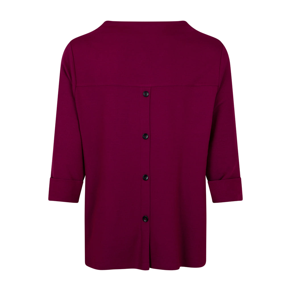 Blouses lange mouw paars Verpass