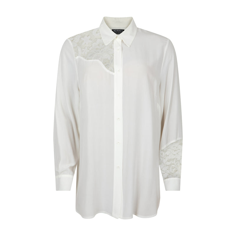 Blouses lange mouw wit Verpass