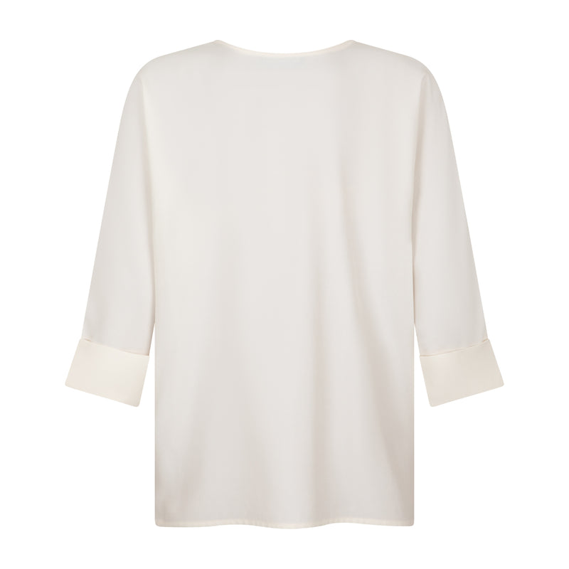 Blouses lange mouw beige Verpass