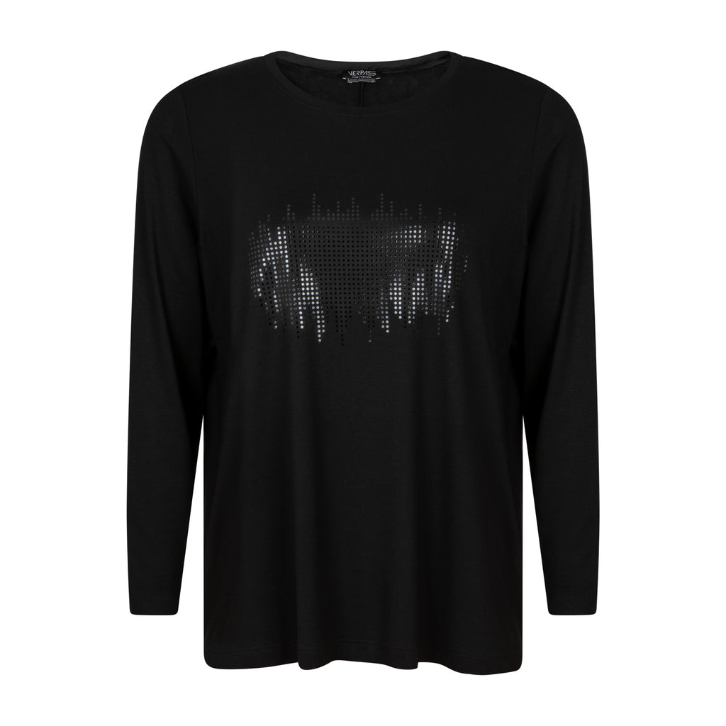 T-shirts lange mouw zwart Verpass