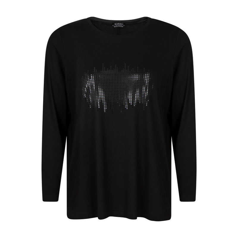 T-shirts lange mouw zwart Verpass