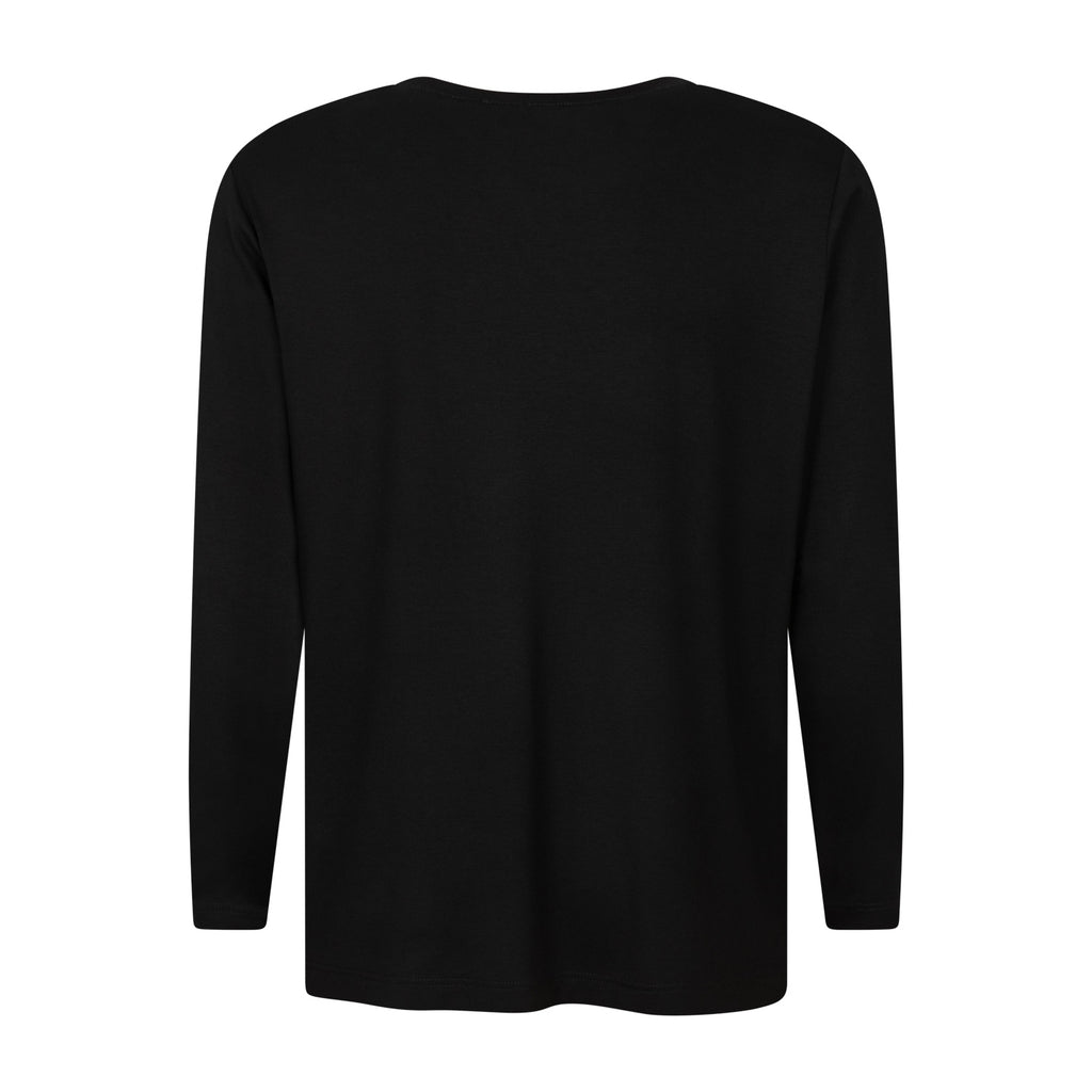 T-shirts lange mouw zwart Verpass