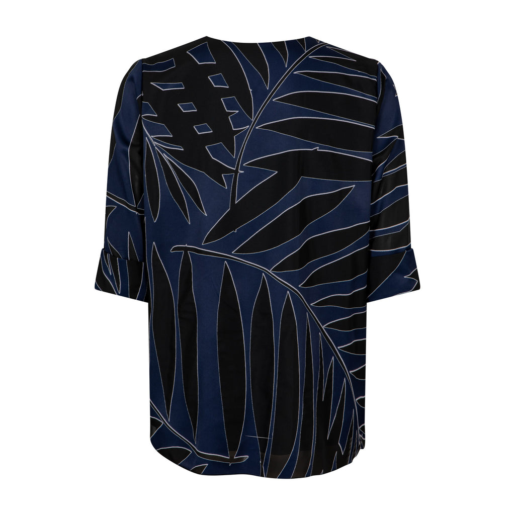 Blouses lange mouw blauw Verpass