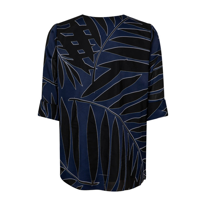 Blouses lange mouw blauw Verpass