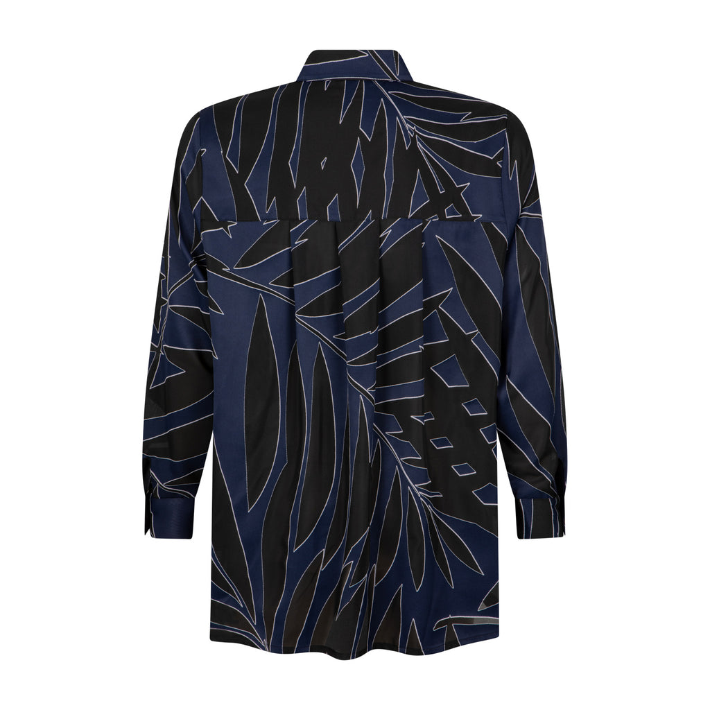 Blouses lange mouw navy Verpass