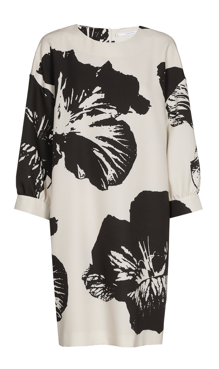 Jurken lange mouw geel Xandres