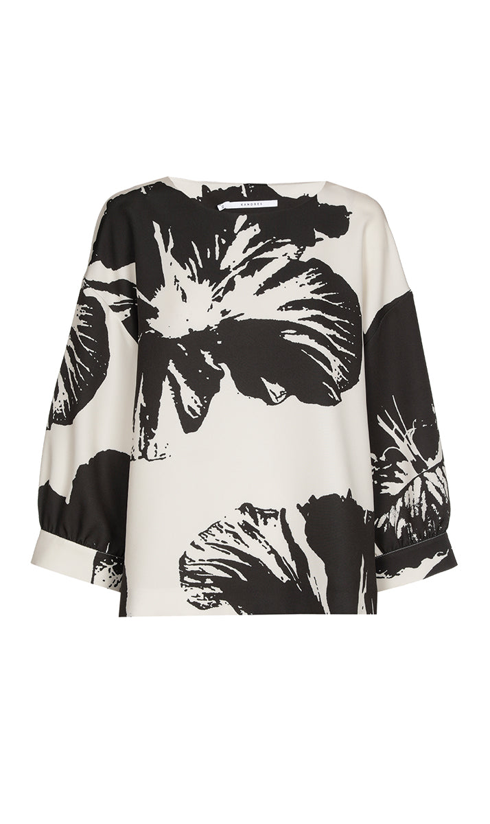 Blouses lange mouw geel Xandres