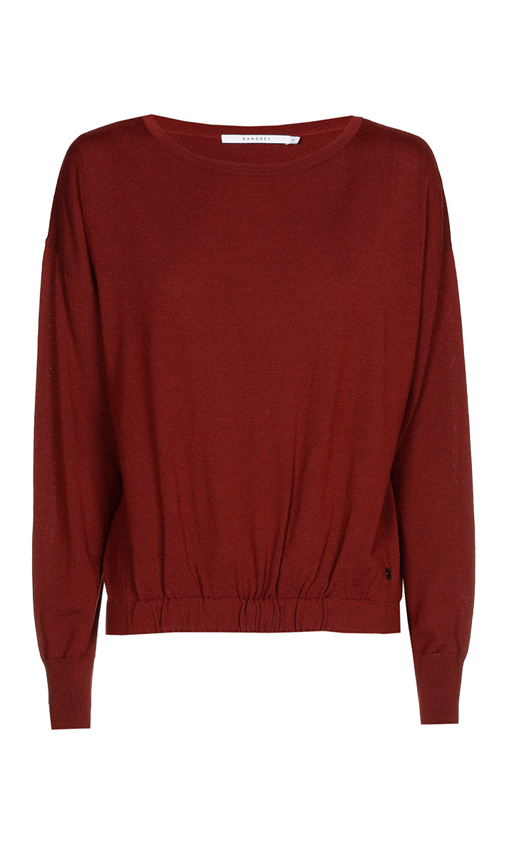 Pulls bordeaux Xandres