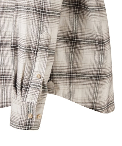 Hemden lange mouw grijs Pierre Cardin