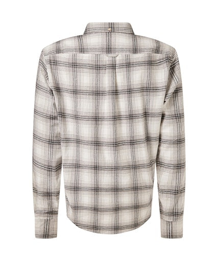 Hemden lange mouw grijs Pierre Cardin