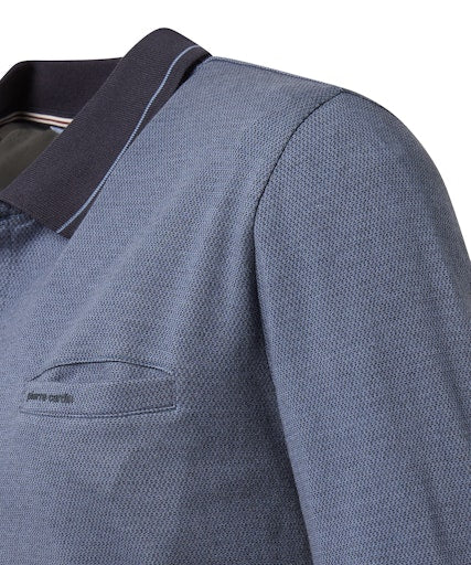 Polo's lange mouw rood Pierre Cardin