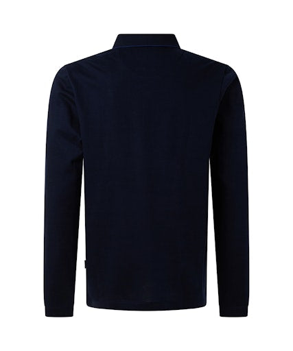 Polo's lange mouw navy Pierre Cardin