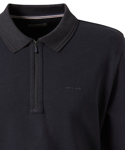 Polo's lange mouw navy Pierre Cardin