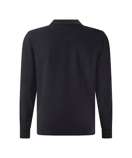 Polo's lange mouw navy Pierre Cardin