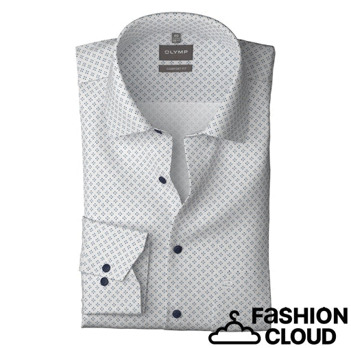 Hemden lange mouw wit OLYMP