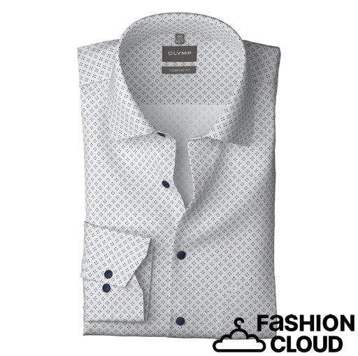 Hemden lange mouw wit OLYMP