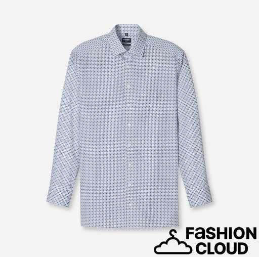Hemden lange mouw navy OLYMP