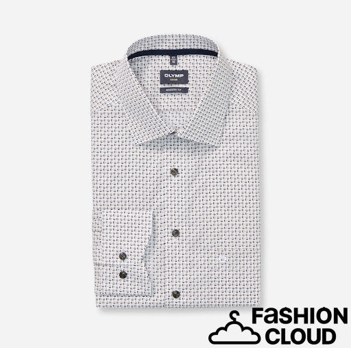 Hemden lange mouw wit OLYMP