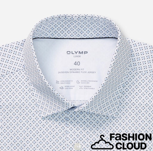 Hemden lange mouw wit OLYMP