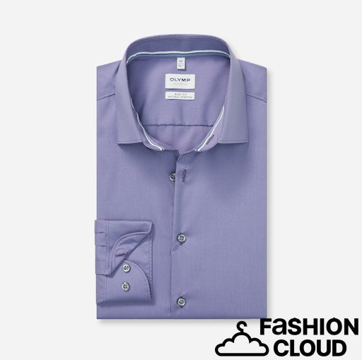 Hemden lange mouw navy OLYMP