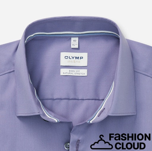 Hemden lange mouw navy OLYMP