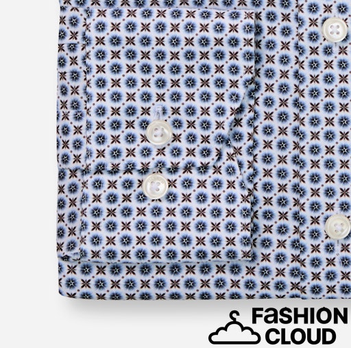 Hemden lange mouw navy OLYMP