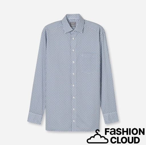 Hemden lange mouw navy OLYMP