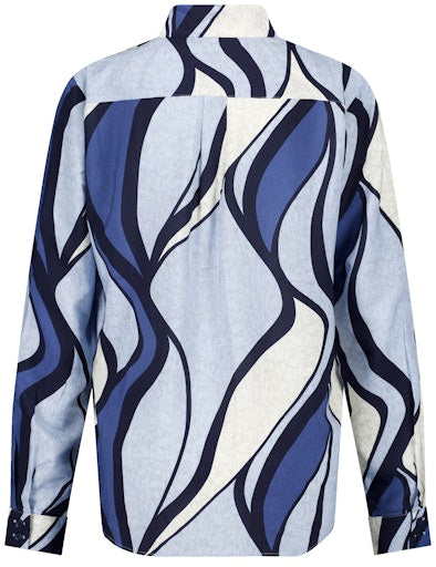 Blouses lange mouw blauw GERRY WEBER