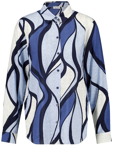 Blouses lange mouw blauw GERRY WEBER