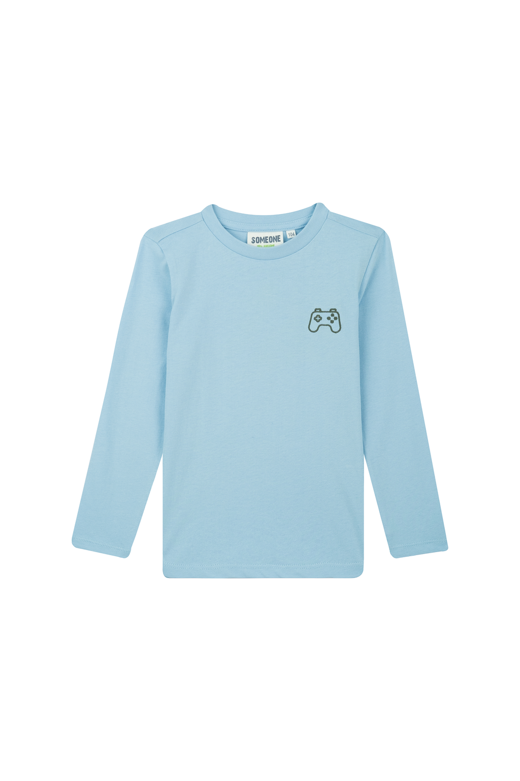 T-shirts lange mouw blauw Someone