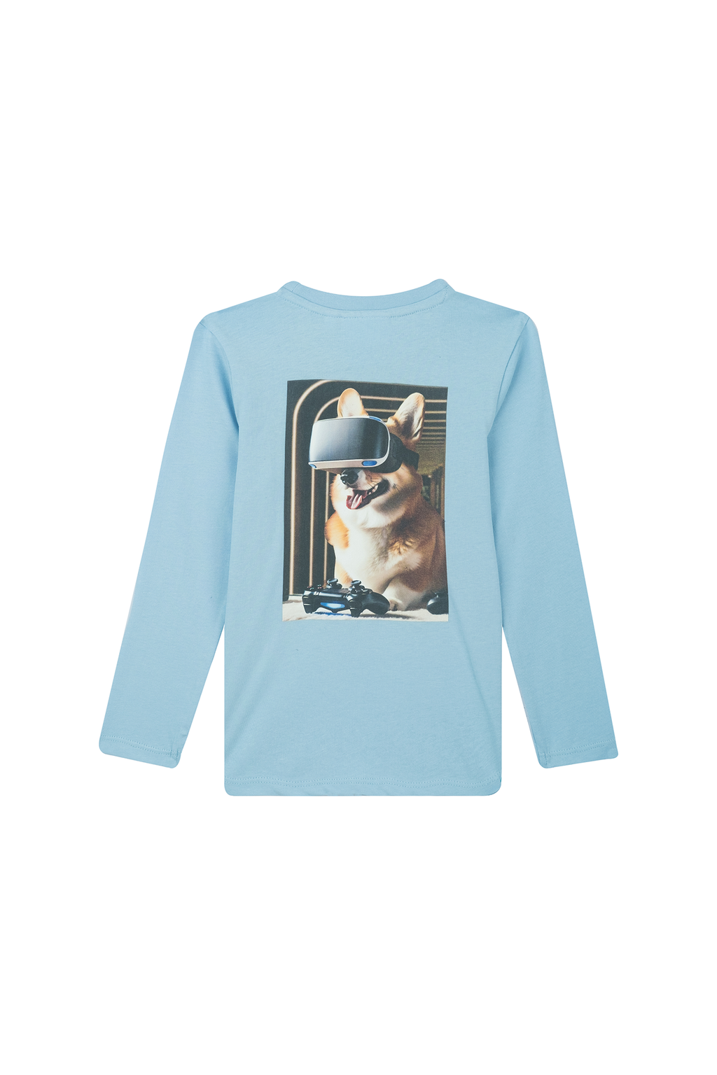 T-shirts lange mouw blauw Someone