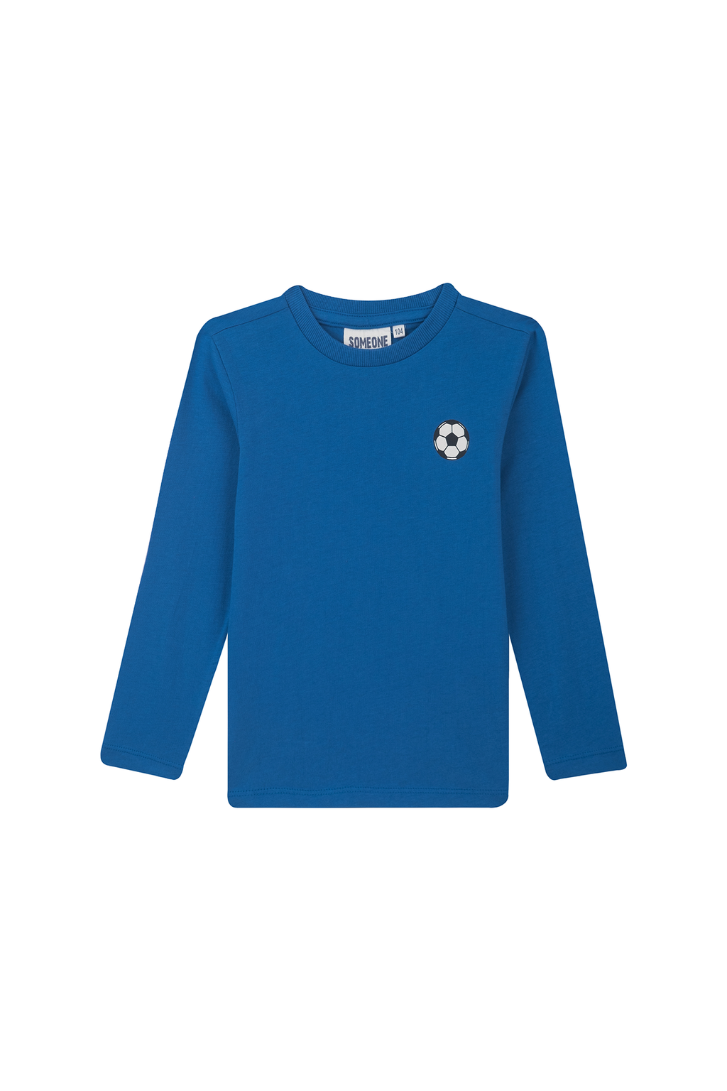 T-shirts lange mouw blauw Someone