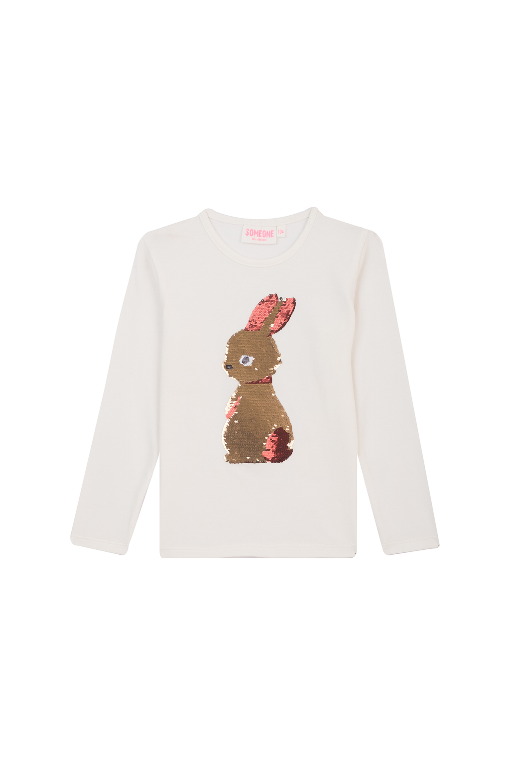 T-shirts lange mouw beige Someone