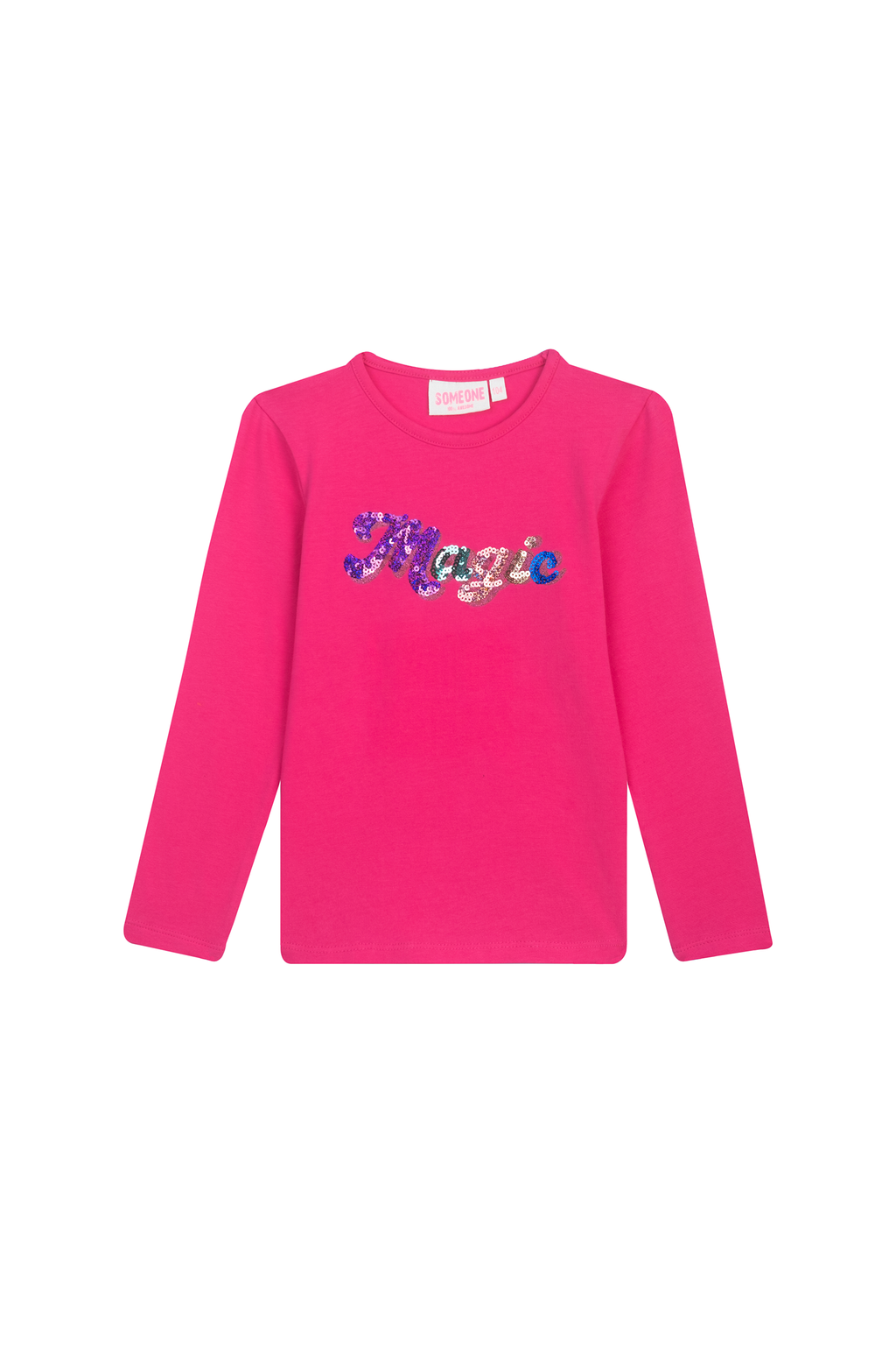 T-shirts lange mouw rood Someone