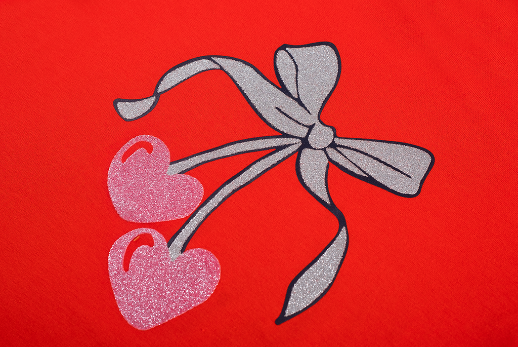 T-shirts lange mouw rood Someone