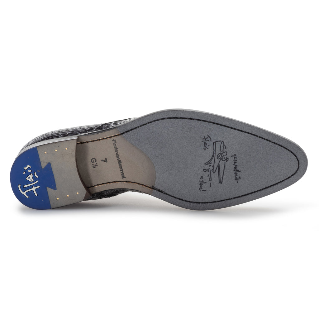 Geklede schoenen grijs Floris Van Bommel