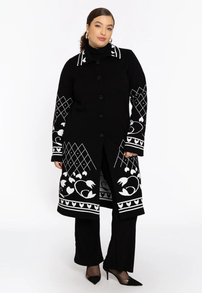 Cardigans zwart Yoek