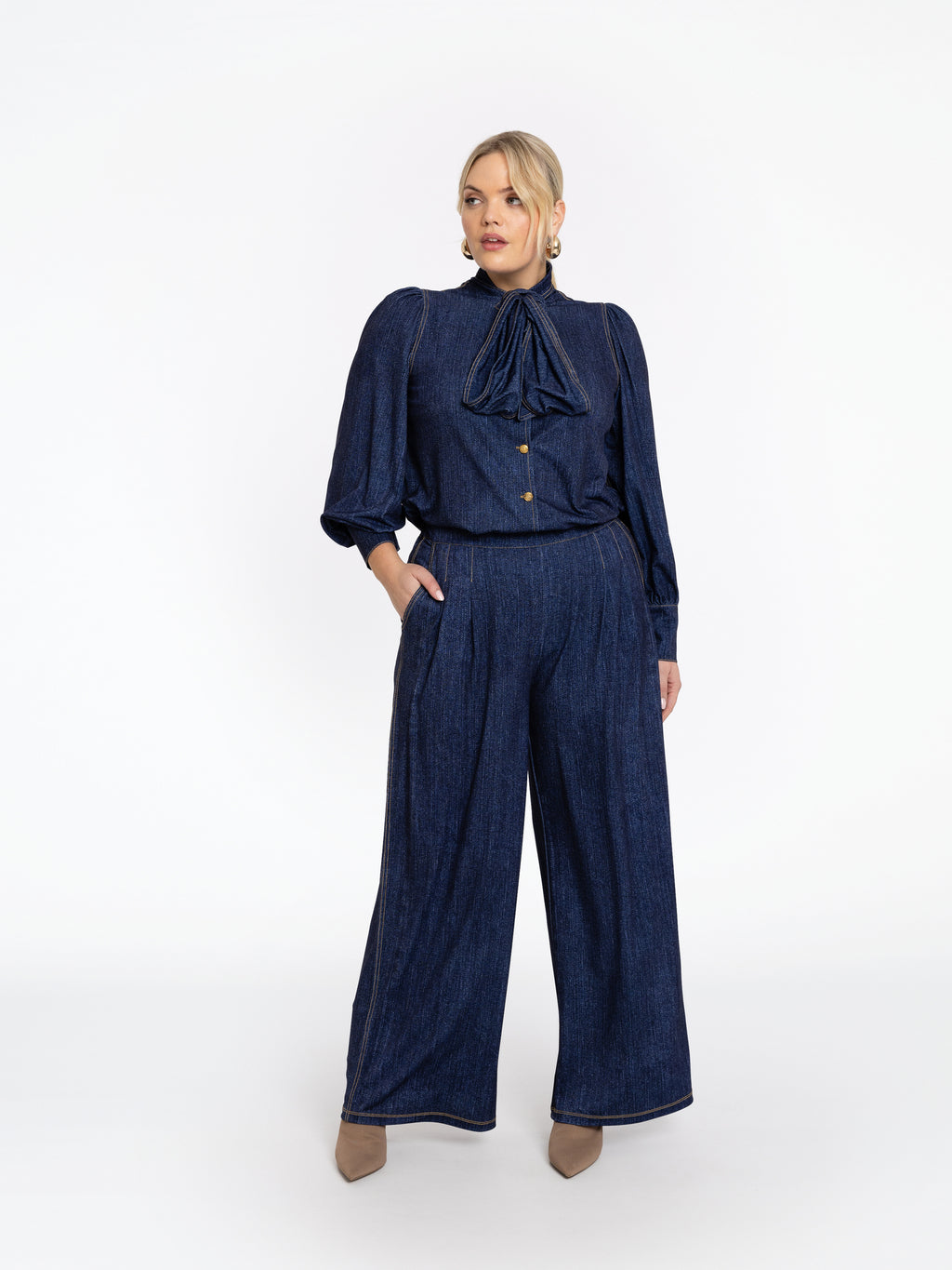 Broeken blauw Yoek