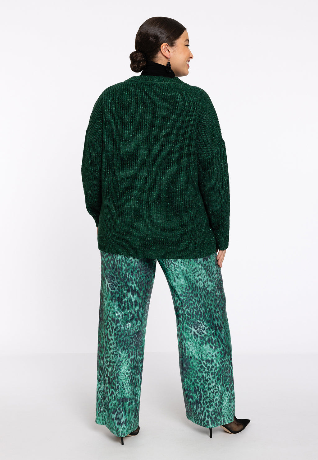 Cardigans groen Yoek