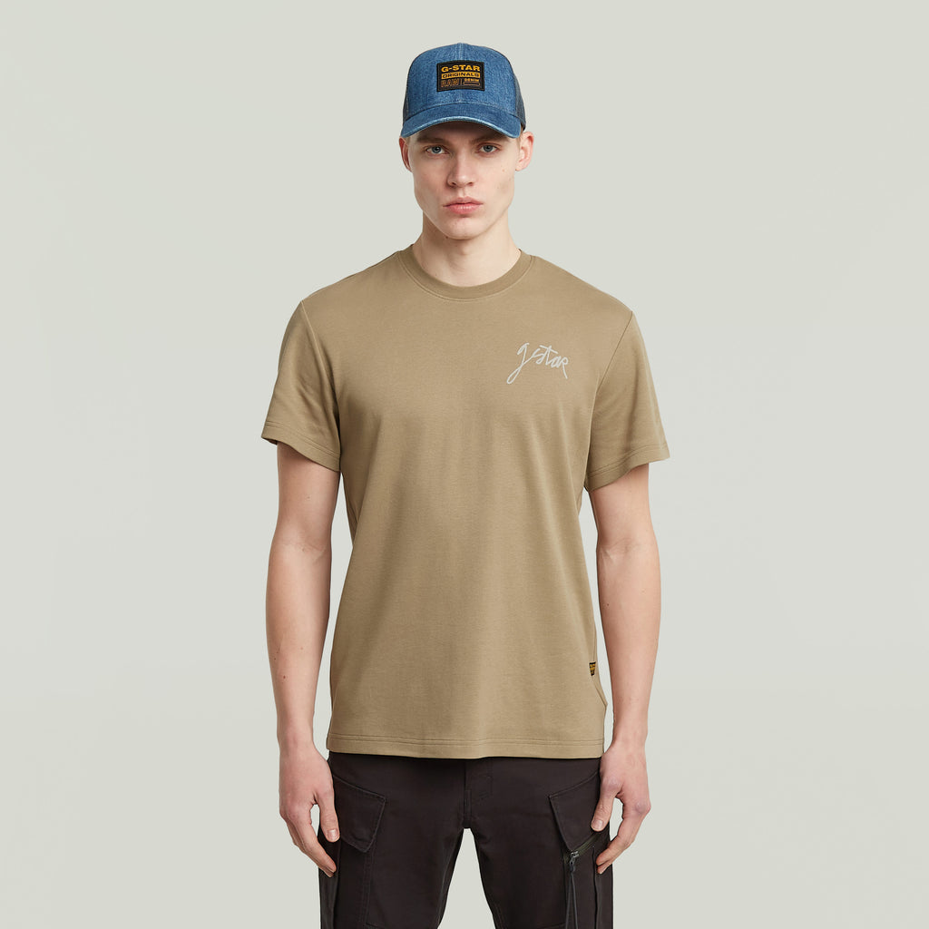 T-shirts korte mouw groen G-Star Raw