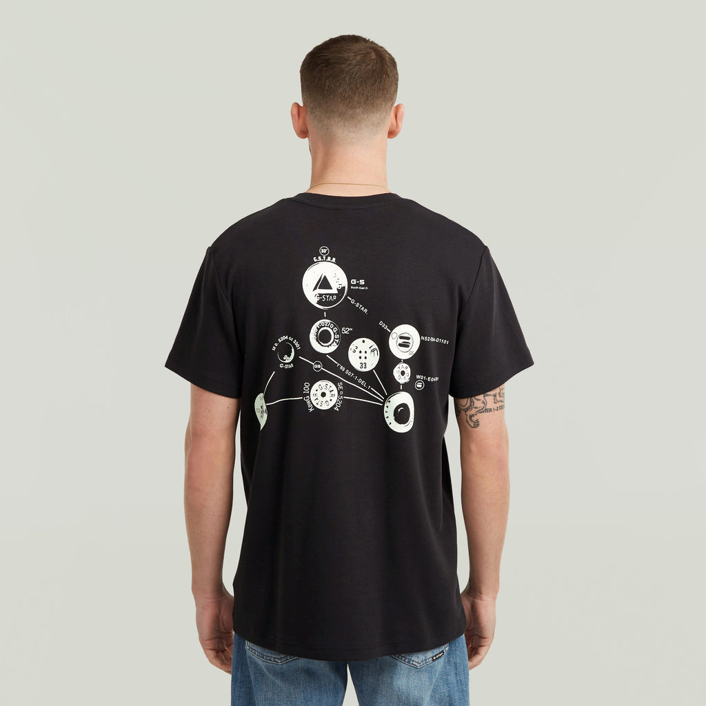 T-shirts korte mouw zwart G-Star Raw