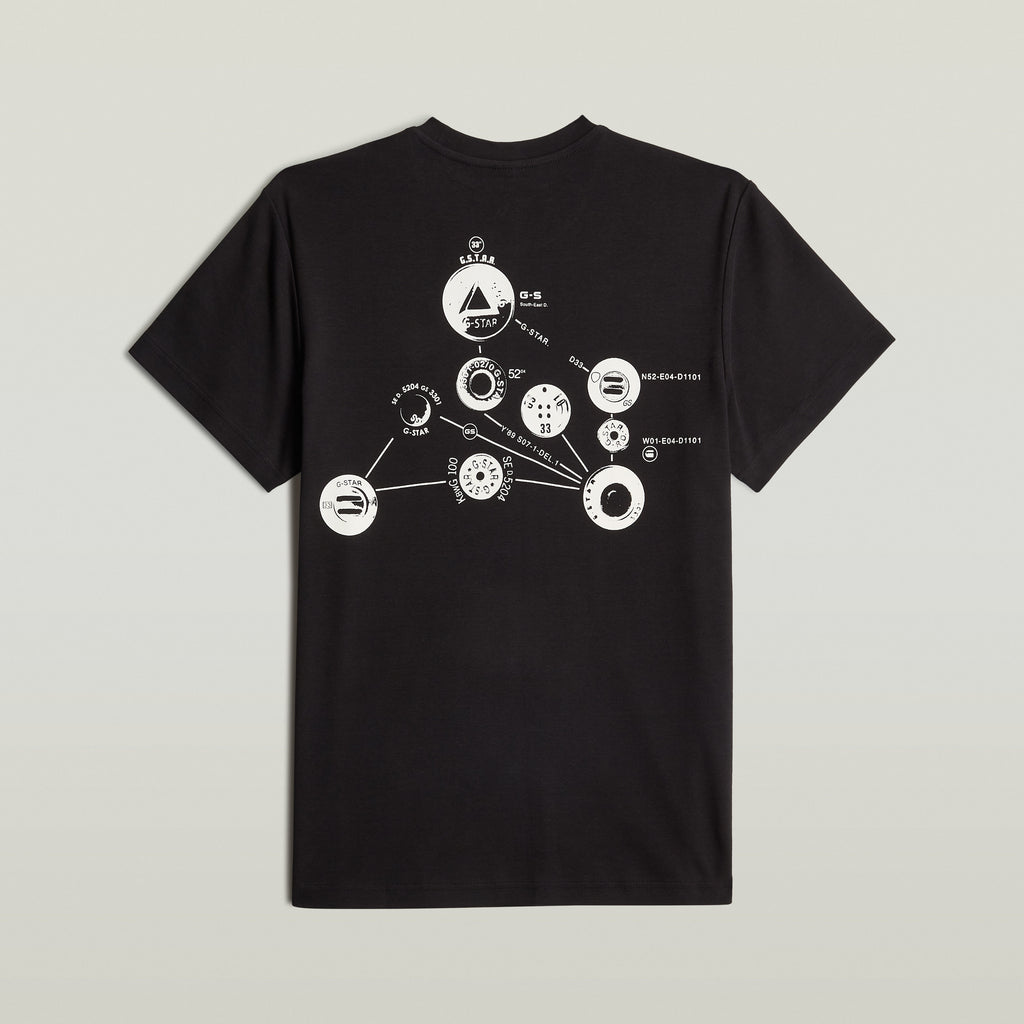 T-shirts korte mouw zwart G-Star Raw