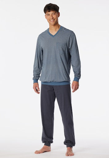Pyjama's grijs SCHIESSER