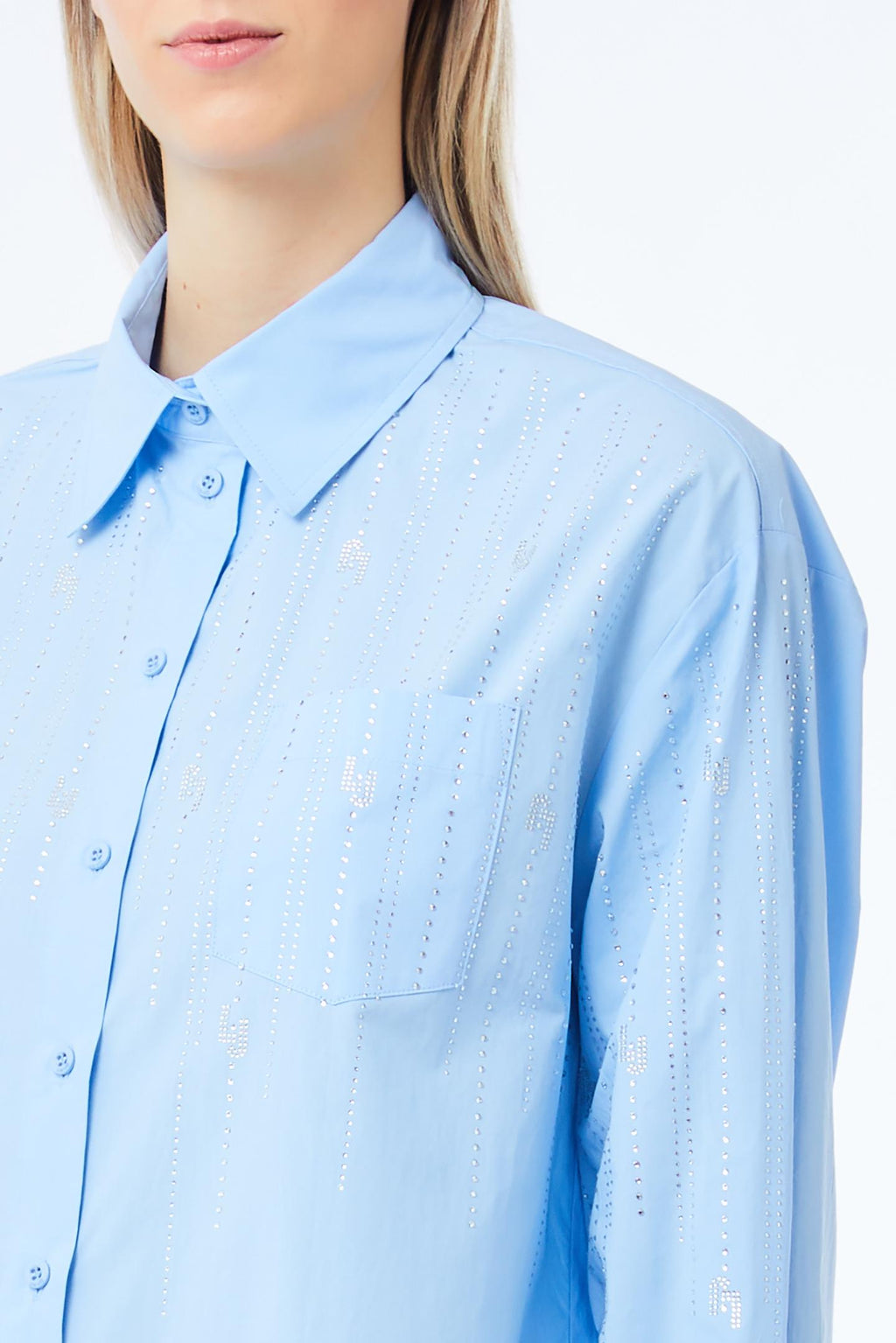 Blouses lange mouw blauw Liu Jo