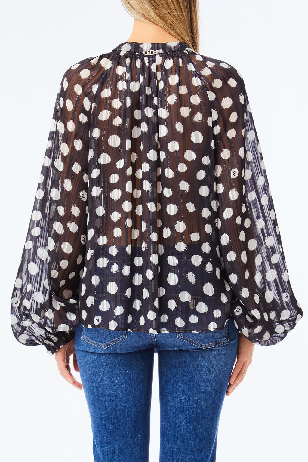 Blouses lange mouw zwart Liu Jo