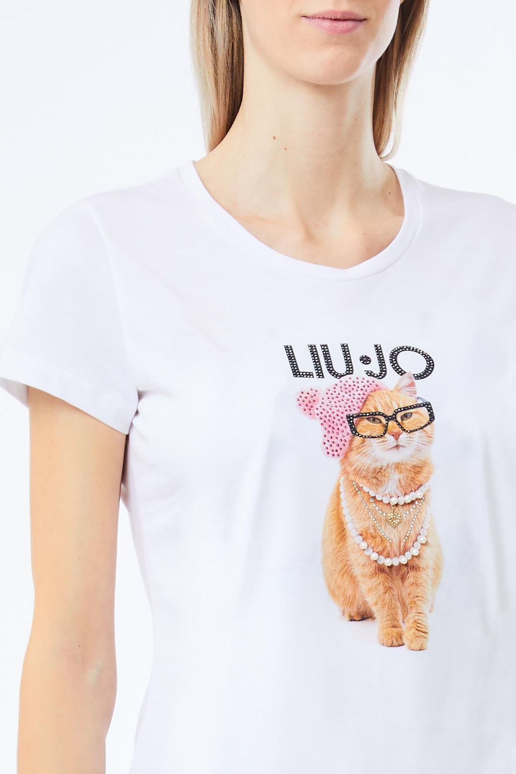 T-shirts korte mouw wit Liu Jo