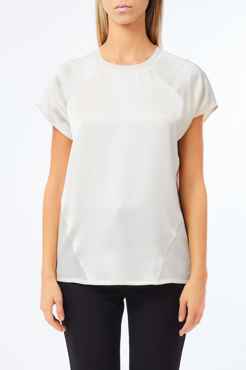 Blouses korte mouw beige Liu Jo Black