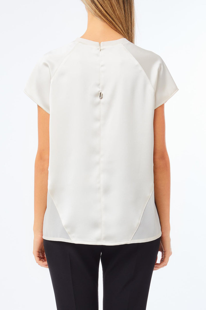 Blouses korte mouw beige Liu Jo Black