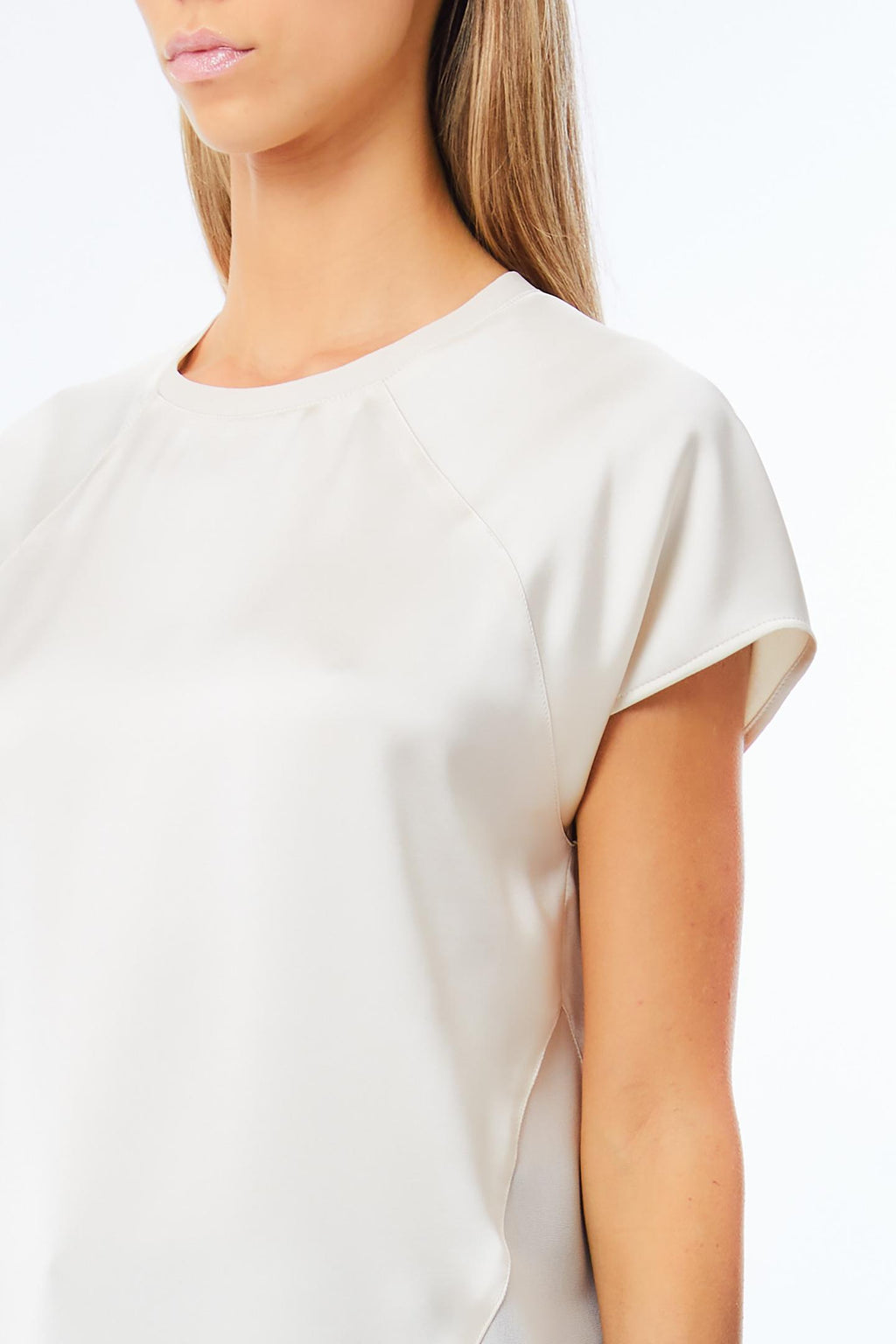 Blouses korte mouw beige Liu Jo Black